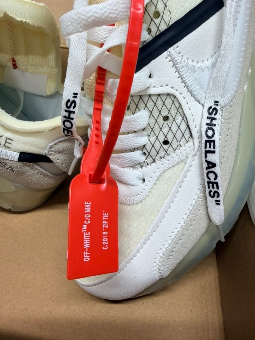 OFF WHITE NIKE AIR MAX '90 - THE TEN - Picture 5 of 9